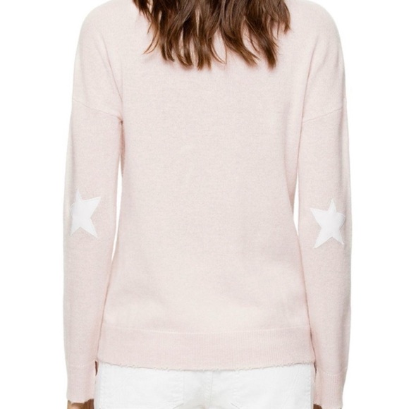 Zadig & Voltaire Cici Star Patch Cashmere Sweater - Picture 1 of 12